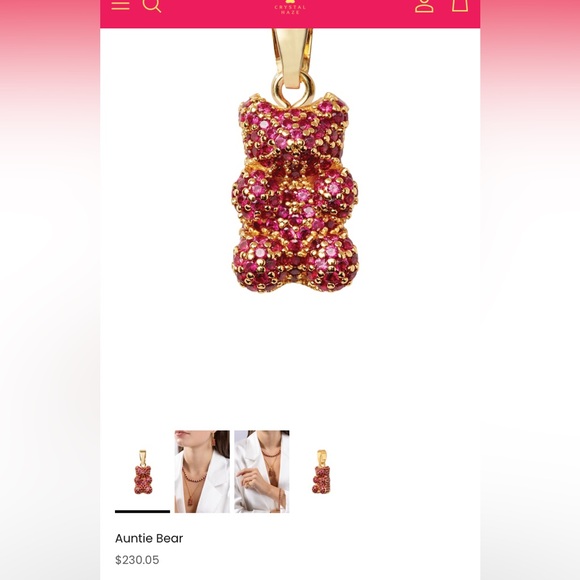 Last one- Auntie Bear Pendant - Picture 3 of 11